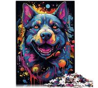 Puzzle da 1000 pezzi per adulti con cani divertenti giochi 50 x 75 cm tutta la famiglia per adolescenti dai 14 anni in su.