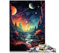 Puzzle da 1000 pezzi per adulti con cielo e puzzle fai da te, aiuta il cervello ad allenare e promuovere la pazienza, adatto e ragazzi dai 14 anni in su, 50 x 75 cm