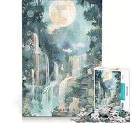 Puzzle da 1000 pezzi per adulti con collage ad acquerello di cuccioli d'orso gioco per famiglie difficile e stimolante compleanno 38x52cm