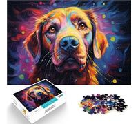 Puzzle da 1000 pezzi per adulti con colori animali, gioco a quiz, gioco di famiglia, antistress difficile per bambini di 14 anni, 26 x 38 cm