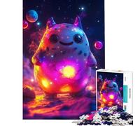 Puzzle da 1000 pezzi per adulti con creature cosmiche carine sfida educativa decorazione da parete giocattolo antistress per ragazzi dai 14 anni in su (38x52cm)