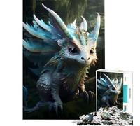 Puzzle da 1000 pezzi per adulti con creature mitologiche e fantastiche gioco rilassante giocattolo educativo regalo di compleanno per donne (dimensioni 38x26cm)