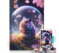 Puzzle da 1000 pezzi per adulti con criceto delle fiabe, giocattolo educativo, difficile e stimolante, ideale come elemento della lista dei desideri con Babbo Natale 38x52cm
