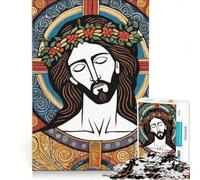 Puzzle da 1000 pezzi per adulti con Cristo, gioco per famiglie, difficile e stimolante, regalo di compleanno e unico 50x75cm