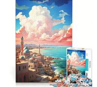 Puzzle da 1000 pezzi per adulti con dipinto ad olio di Alessandria, gioco impossibile, rilassante e stimolante per la mente, ideale come decorazione da scrivania 38x52cm
