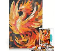 Puzzle da 1000 pezzi per adulti con dipinto ad olio di fenice gioco rilassante decorazione artistica per la casa ideale come regalo per tutta la famiglia 38x52cm
