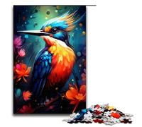 Puzzle da 1000 pezzi per adulti con disegno colorato di picchio puzzle in legno per adulti gioco educativo giocattolo 1000 pezzi (75x50 cm)