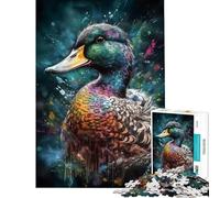 Puzzle da 1000 pezzi per adulti con disegno di un'anatra Un gioco avvincente per coltivare la pazienza ideale per la decorazione della casa e come regalo di compleanno (dimensioni 38x52cm)