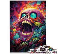 Puzzle da 1000 pezzi per adulti con distanza teschio, puzzle impossibile 50 x 75 cm, gioco di famiglia per alleviare lo stress, sfida difficile per bambini dai 14 anni in su