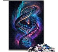 Puzzle da 1000 pezzi per adulti con DNA umano nello spazio, puzzle in cartone per adulti, dimensioni 26x38cm, sfida per la mente, regalo perfetto per adolescenti e arredamento per la casa