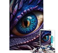 Puzzle da 1000 pezzi per adulti con drago galassia e occhio Un gioco avvincente per coltivare la pazienza rilassarsi e migliorare la memoria Un'ottima idea regalo (dimensioni 75x50cm)