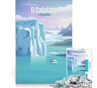 Puzzle da 1000 pezzi per adulti con El Calafate, Argentina, gioco interattivo, interazione genitore-figlio, ideale come regalo per tutta la famiglia 38x52cm