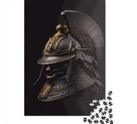 Puzzle da 1000 pezzi per adulti con elmo da guerriero samurai, puzzle in legno, il miglior regalo per amici e familiari, 1000 pezzi (75x50 cm)