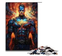Puzzle da 1000 pezzi per adulti con eroi psichedelici colorati ideale come regalo per tutta la famiglia 75x50 cm