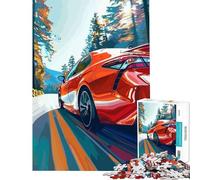 Puzzle da 1000 pezzi per adulti con fantastiche auto Aiuta ad allenare il cervello e a migliorare la memoria Gioco educativo per maggiori di 14 anni del puzzle 38x26cm