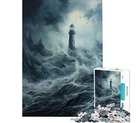 Puzzle da 1000 pezzi per adulti con faro e brezza marina Un gioco avvincente per coltivare la pazienza rilassarsi e migliorare la memoria Un'ottima idea regalo (dimensioni 75x50cm)