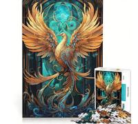 Puzzle da 1000 pezzi per adulti con fenice gioco rilassante decorazione per la casa ideale come regalo per tutta la famiglia 50x75cm