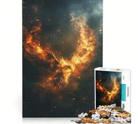 Puzzle da 1000 pezzi per adulti con fenice rossa gioco educativo migliora la memoria compleanno e Natale 50x75cm