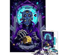 Puzzle da 1000 pezzi per adulti con figura mistica e dadi gioco pratico di analisi e logica difficile e stimolante (dimensioni 50x75cm)