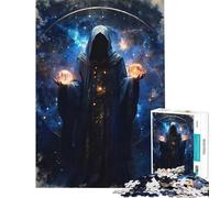 Puzzle da 1000 pezzi per adulti con figura mistica e sfere Impegnativo da completare ma divertente e umoristico Gioco rilassante per ragazzi dai 14 anni in su 50x75cm