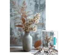 Puzzle da 1000 pezzi per adulti con fiori e minimalismo gioco per famiglie gioco educativo sfida ottimo regalo e antistress (dimensioni 75x50cm)