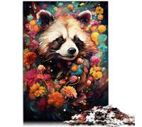 Puzzle da 1000 pezzi per adulti con fiori e orsetti colorati Relax Games tutta la famiglia a partire dai 14 anni in su, 26 x 38 cm