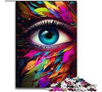 Puzzle da 1000 pezzi per adulti con foglie colorate, in legno, rompicapo impegnativo per adolescenti, divertente serata di giochi in famiglia, 1000 pezzi(50x75cm)