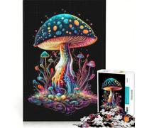 Puzzle da 1000 pezzi per adulti con funghi psichedelici gioco interattivo gara di velocità manuale con pezzi a incastro di forma casuale 50x75cm