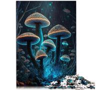 Puzzle da 1000 pezzi per adulti con funghi psichedelici, puzzle educativo Staycation Tempo ucciso, adatto per adolescenti dai 14 anni in su, 26 x 38 cm
