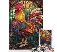 Puzzle da 1000 pezzi per adulti con gallina gioco pratico decorazione per la casa giocattolo educativo rilassante e stimolante per l'intelletto (50x75cm)