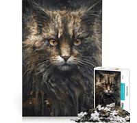 Puzzle da 1000 pezzi per adulti con gatto Ragdoll gioco incredibile e impossibile impegnativo da completare ideale come regalo 50x75cm