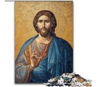 Puzzle da 1000 pezzi per adulti con Gesù, giochi educativi, decorazione per la casa, ideale come regalo per tutta la famiglia dimensioni 50x75cm