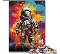 Puzzle da 1000 pezzi per adulti con graffiti raffiguranti api. Puzzle in legno di dimensioni 50x75cm. Regalo perfetto per compleanni e festività.