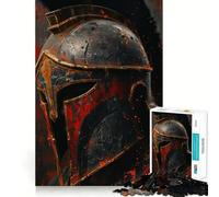 Puzzle da 1000 pezzi per adulti con guerrieri spartani, gioco per esercizi mentali, rilassante, di design e assemblaggio, regalo di Babbo Natale 50x75cm