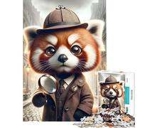 Puzzle da 1000 pezzi per adulti con il caso del Detective Panda Aiuta a stimolare la mente è un gioco educativo per tutta la famiglia adatto a partire dai 14 anni (50x75cm)
