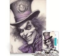Puzzle da 1000 pezzi per adulti con il disegno del Cappellaio Matto gioco interattivo antistress compleanno e Natale 38x26cm
