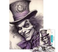 Puzzle da 1000 pezzi per adulti con il disegno del Cappellaio Matto Sfida educativa un'opera d'arte antistress per ragazzi dai 14 anni in su (50x75cm)