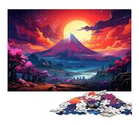 Puzzle da 1000 pezzi per adulti con il monte Fuji in Asia un puzzle da regalare un gioco per famiglie un puzzle antistress una sfida difficile 1000 pezzi (38x26 cm)