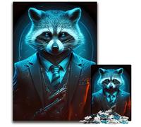 Puzzle da 1000 pezzi per adulti con il regista Procione in abito, gioco interattivo per famiglie, sfida mentale, giocattolo educativo 50x75CM/19,68x29,52 pollici