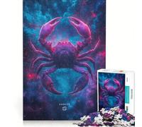 Puzzle da 1000 pezzi per adulti con il segno zodiacale del Cancro, gioco pratico, taglio di precisione, regalo di compleanno, 38x26cm