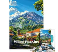 Puzzle da 1000 pezzi per adulti con il Vesuvio in Italia rompicapo decorazione per la casa gioco stimolante regalo (dimensioni 38x26cm)
