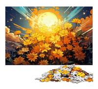 Puzzle da 1000 pezzi per adulti con illustrazione colorata di una verga d'oro puzzle in legno per adulti regalo divertente 1000 pezzi (75x50 cm)