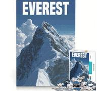 Puzzle da 1000 pezzi per adulti con illustrazione del Monte Everest gioco impossibile analisi e logica per rafforzare l'amore tra le coppie 38x52cm