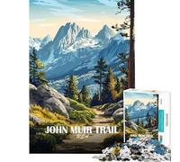Puzzle da 1000 pezzi per adulti con illustrazione del paesaggio del John Muir Trail Gioco stimolante ed educativo ideale come decorazione murale e regalo (dimensioni 50x75cm)