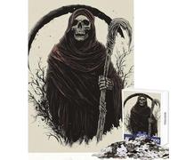 Puzzle da 1000 pezzi per adulti con illustrazione della Morte,giocattoli antistress,regalo divertente,gioco rompicapo per migliorare l'amore tra coppie,dimensioni 50x75cm