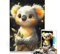 Puzzle da 1000 pezzi per adulti con illustrazione di un simpatico koala, gioco impossibile, analisi e logica, per rafforzare l'amore tra le coppie 50x75cm