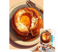 Puzzle da 1000 pezzi per adulti con illustrazione di un uovo nel buco gioco impegnativo sfida difficile regalo per donne e uomini (dimensioni 38x26cm)