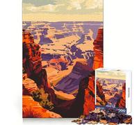 Puzzle da 1000 pezzi per adulti con immagine del Grand Canyon dell'Arizona,taglio preciso,gioco stimolante cognitivo,ideale per il relax e come decorazione natalizia (50x75cm)