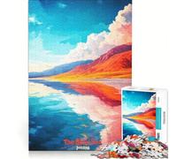 Puzzle da 1000 pezzi per adulti con immagine del Mar Morto e della Giordania gioco per famiglie impegnativo e stimolante ideale come regalo di compleanno o per occasioni speciali 38x26cm