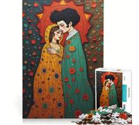 Puzzle da 1000 pezzi per adulti con immagini di Gustav Klimt e Tim Burton, gioco educativo, impegnativo e stimolante, gioco unico 50x75cm